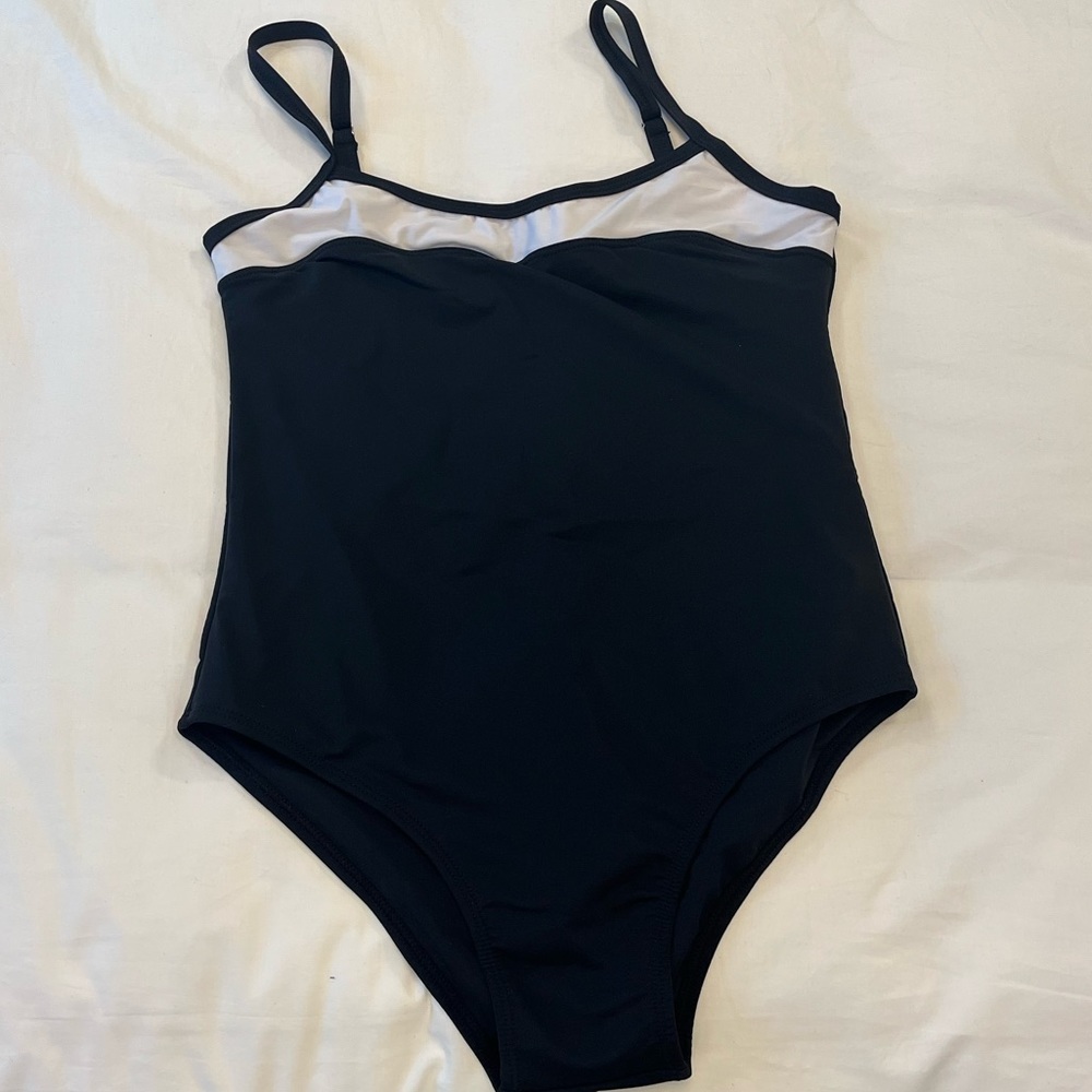 Black & white detail one piece